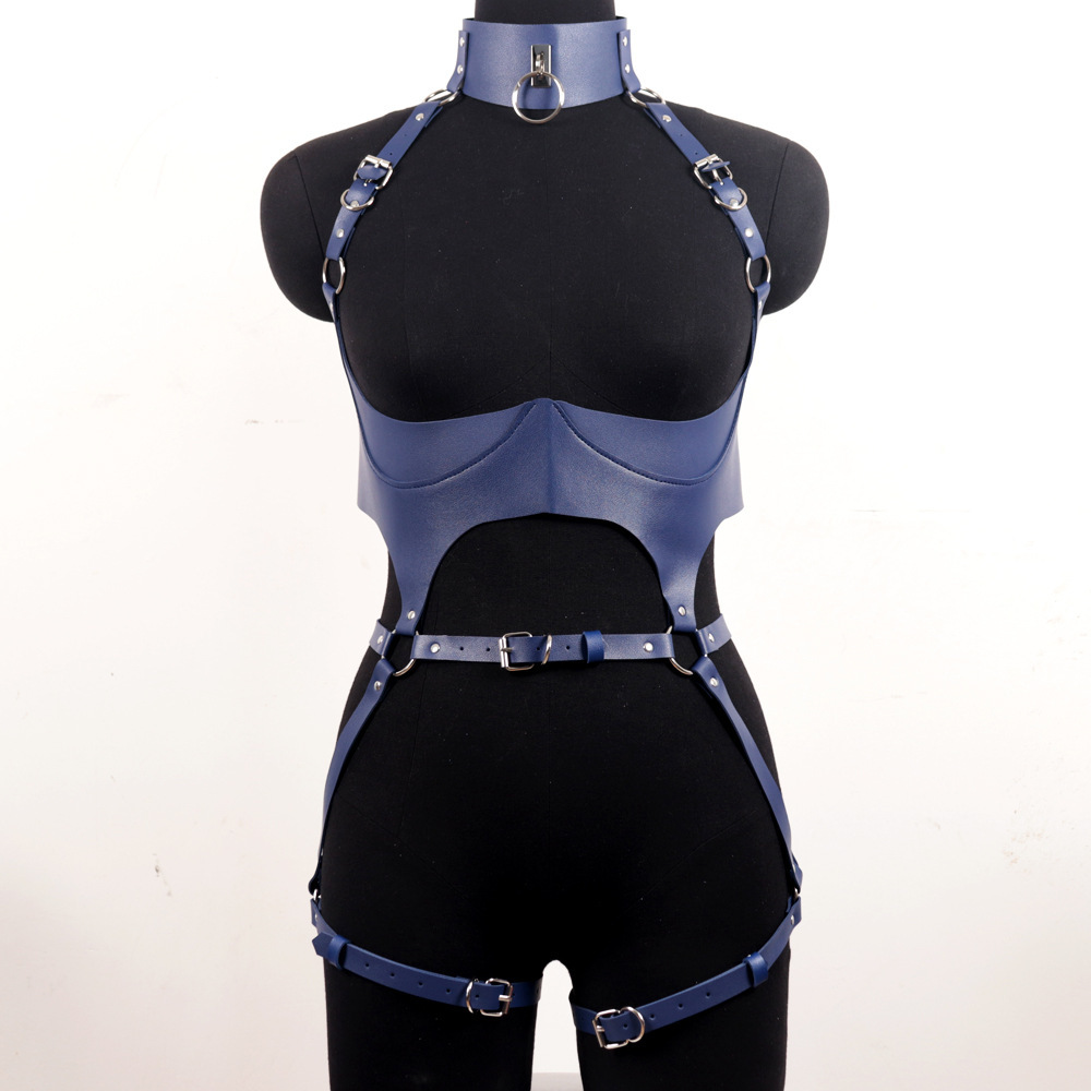 Leather Work Harness - Женские кожаные комплекты ремней, сексуальное женское