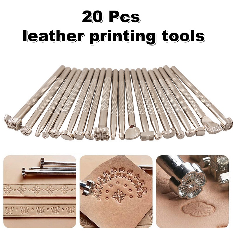 Leatherwork Projects - Набор из 20 инструментов для тиснения