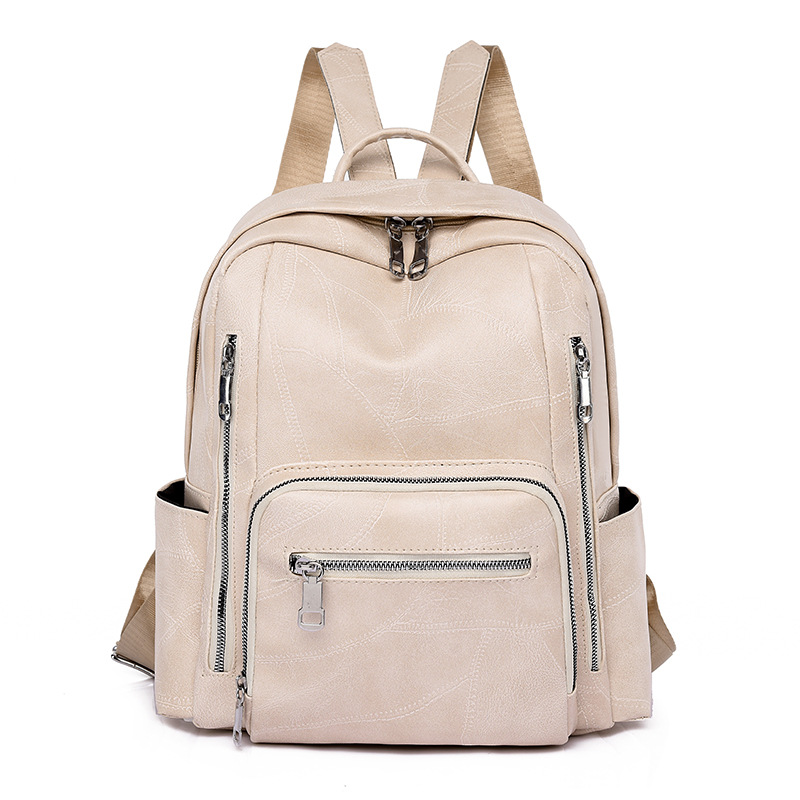 Leather Work Womens Backpack - Женский модный рюкзак из искусственной кожи