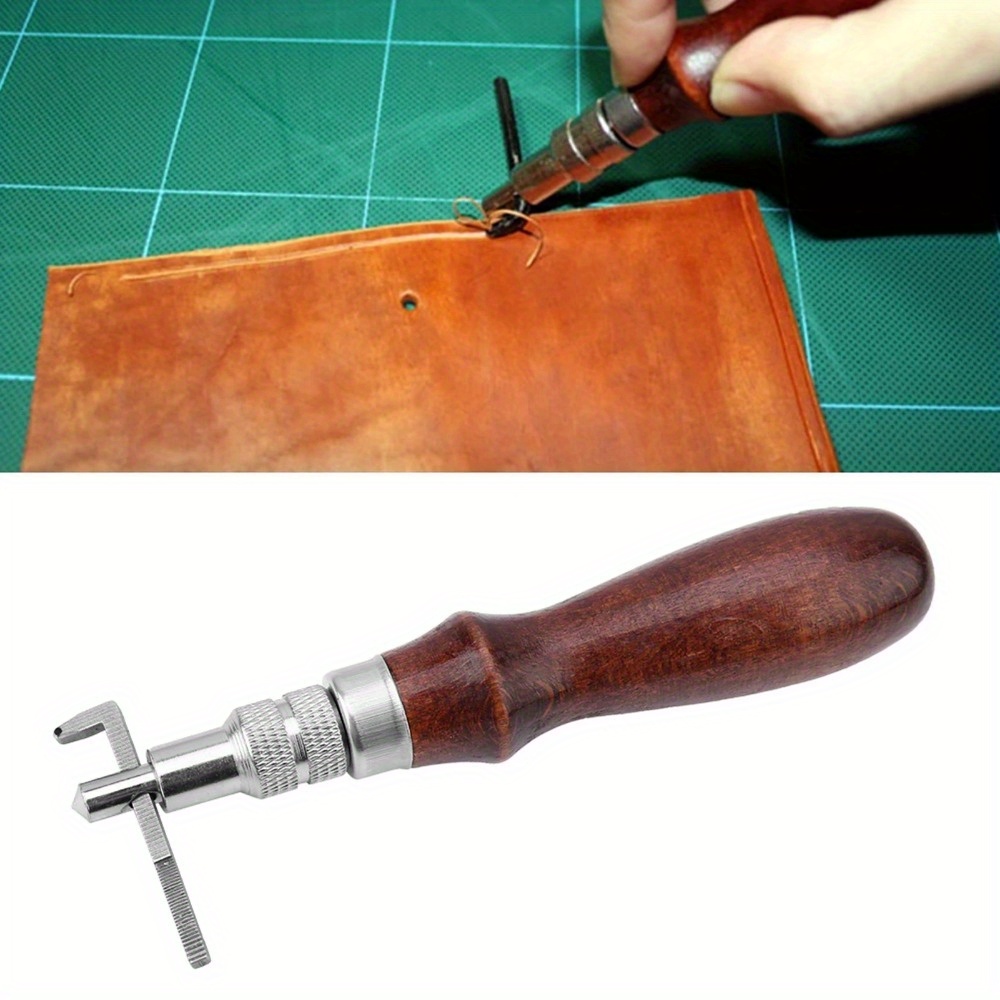 Leatherwork Accessories - Регулируемый кожаный инструмент для вышивания кромок,