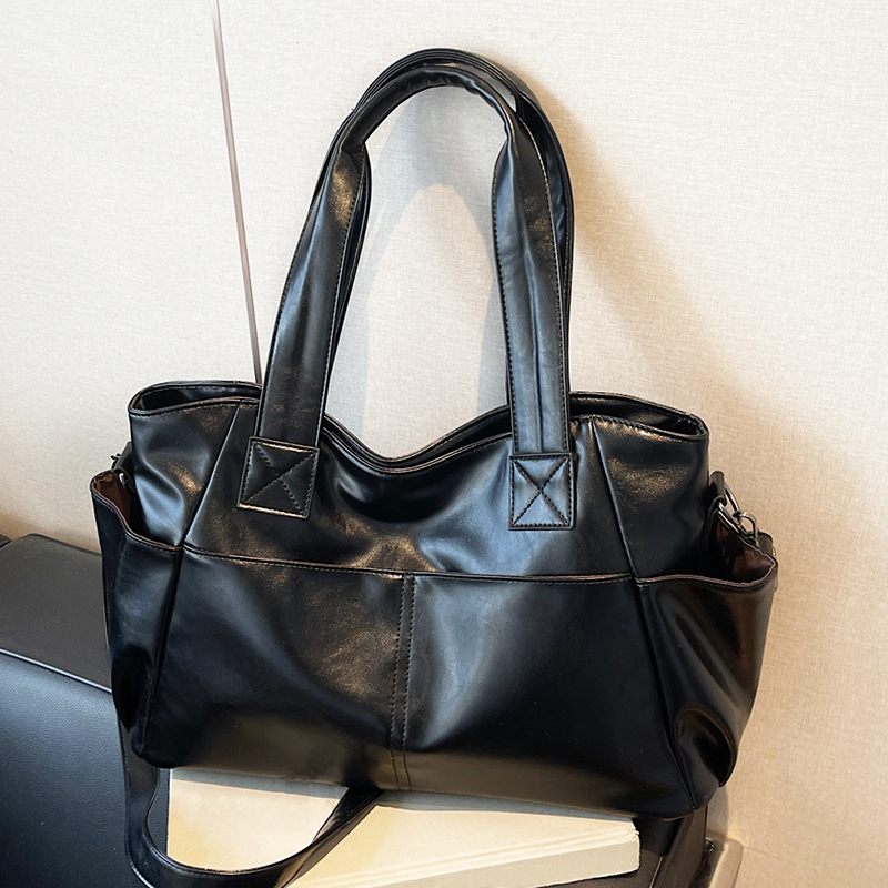 Leather Work Handbags - Женская ретро-сумка из мягкой кожи с