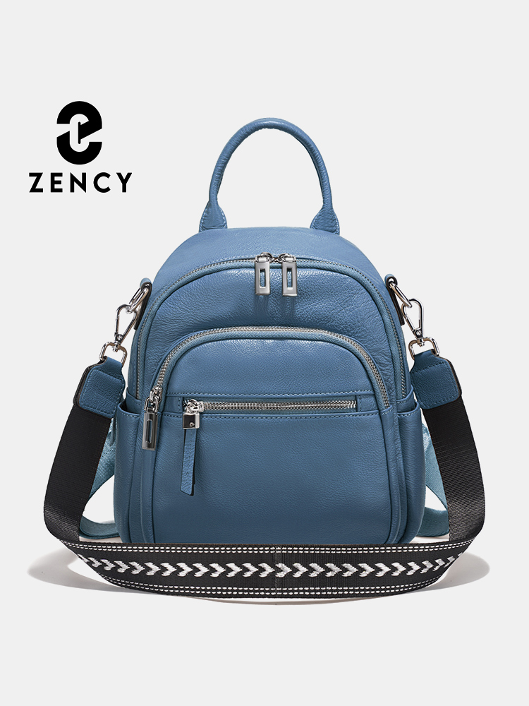 Leather Work Womens Backpack - Маленький рюкзак Zency из натуральной кожи,