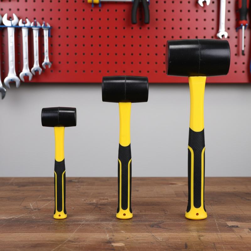 Leatherwork Mallet - Черный резиновый молоток 2 фунта, американский