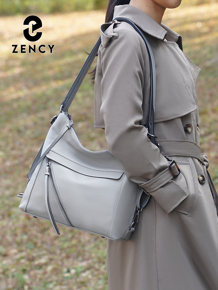 Leather Work Womens Backpack - Женская сумка Zency 2026, 2-в-1: сумка-тоут