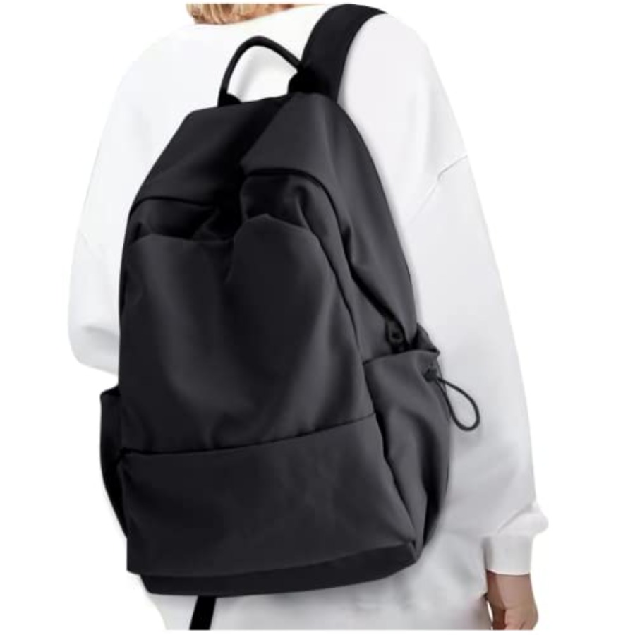 Leather Work Womens Backpack - Черный рюкзак для женщин, небольшой школьный