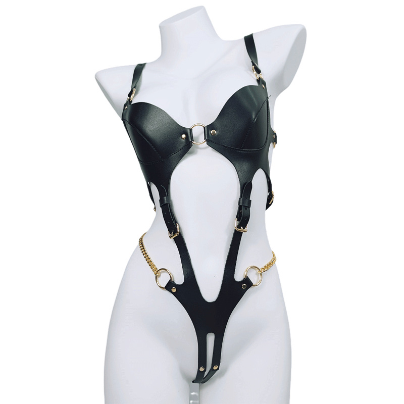 Готический бондажный комплект: – обзор и цена Leather Work Harness
