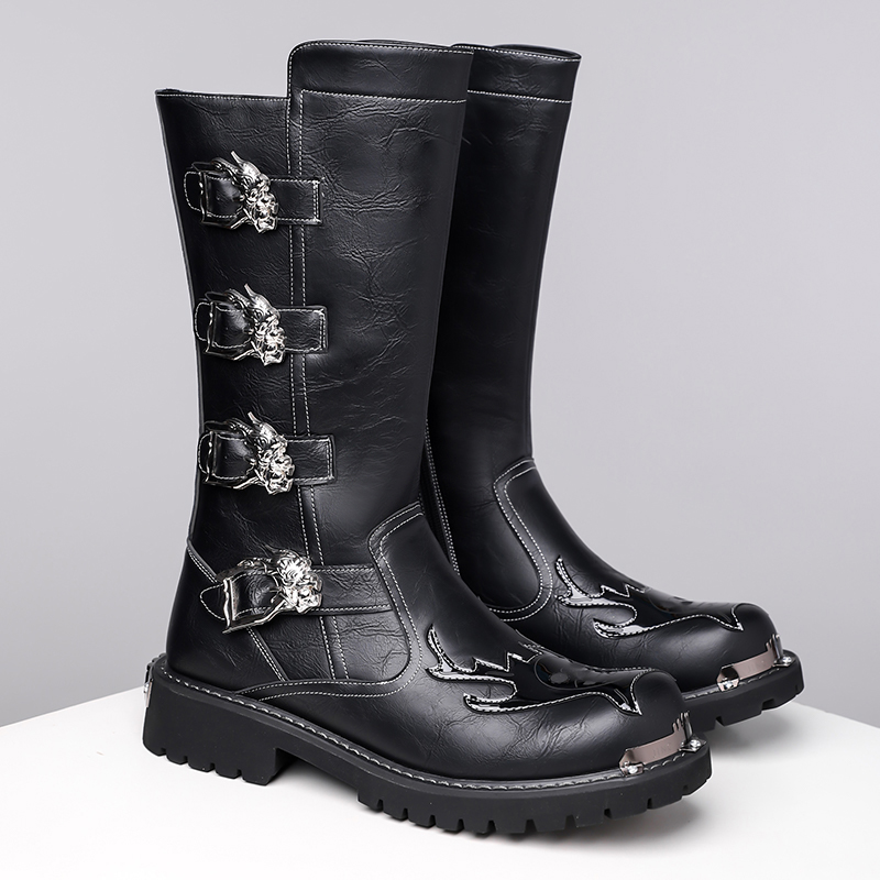 Осенние новые дизайнерские кож – обзор и цена Leather Work Boots