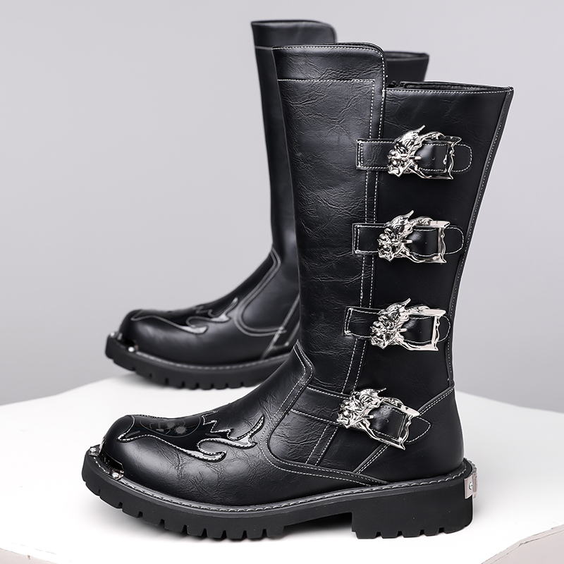 Осенние новые дизайнерские кож – обзор и цена Leather Work Boots