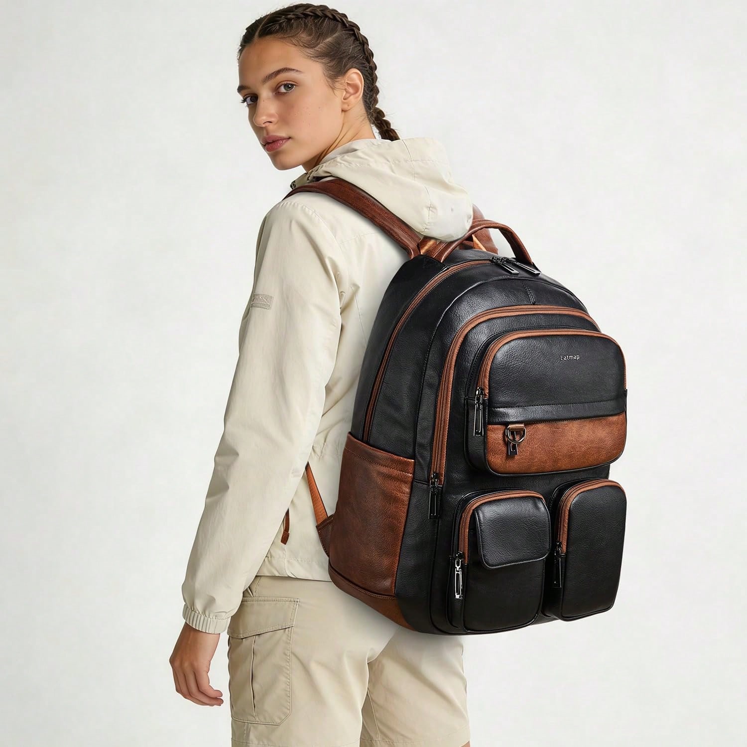 Рюкзак-сумка из веганской кожи – обзор и цена Leather Work Womens Backpack
