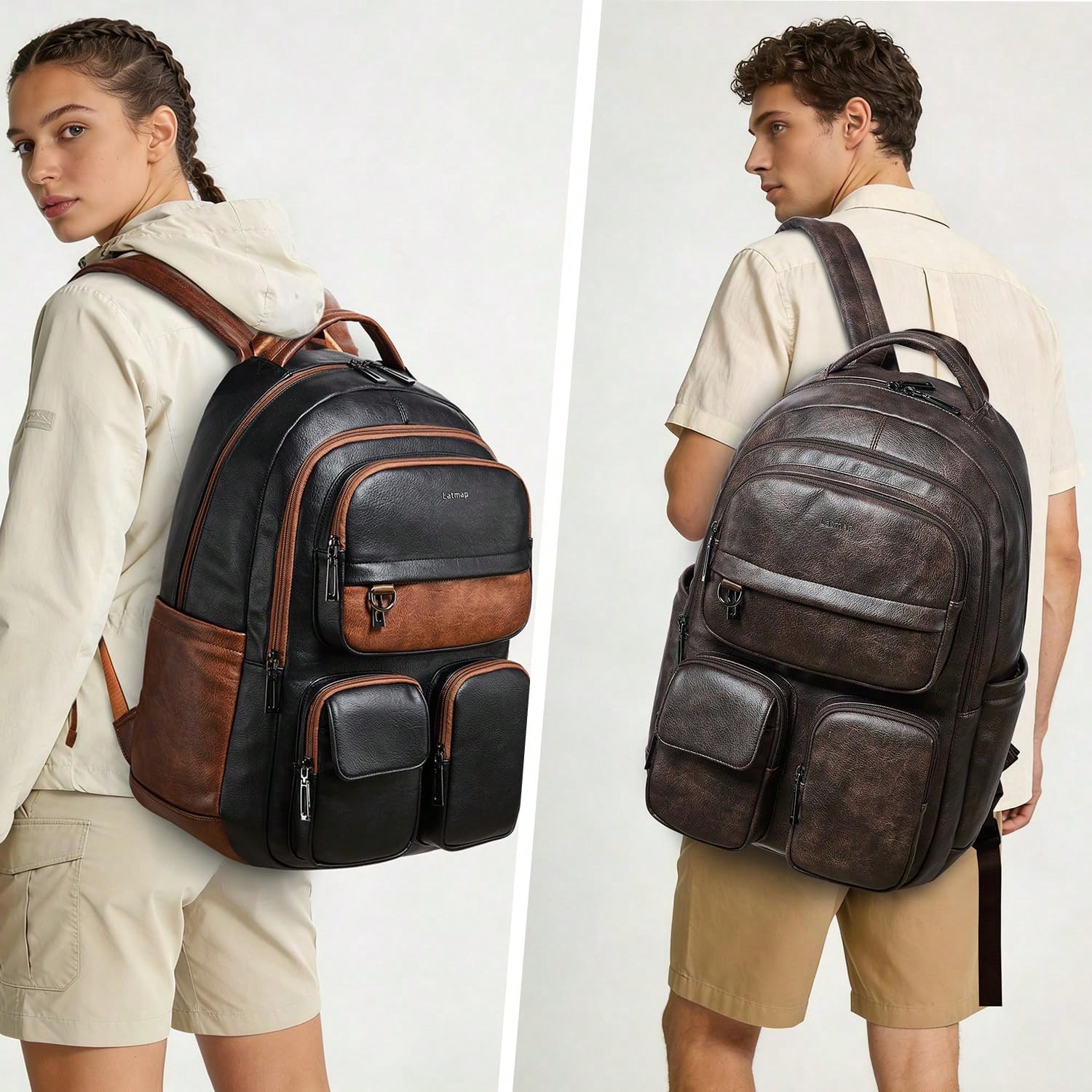 Рюкзак-сумка из веганской кожи – обзор и цена Leather Work Womens Backpack