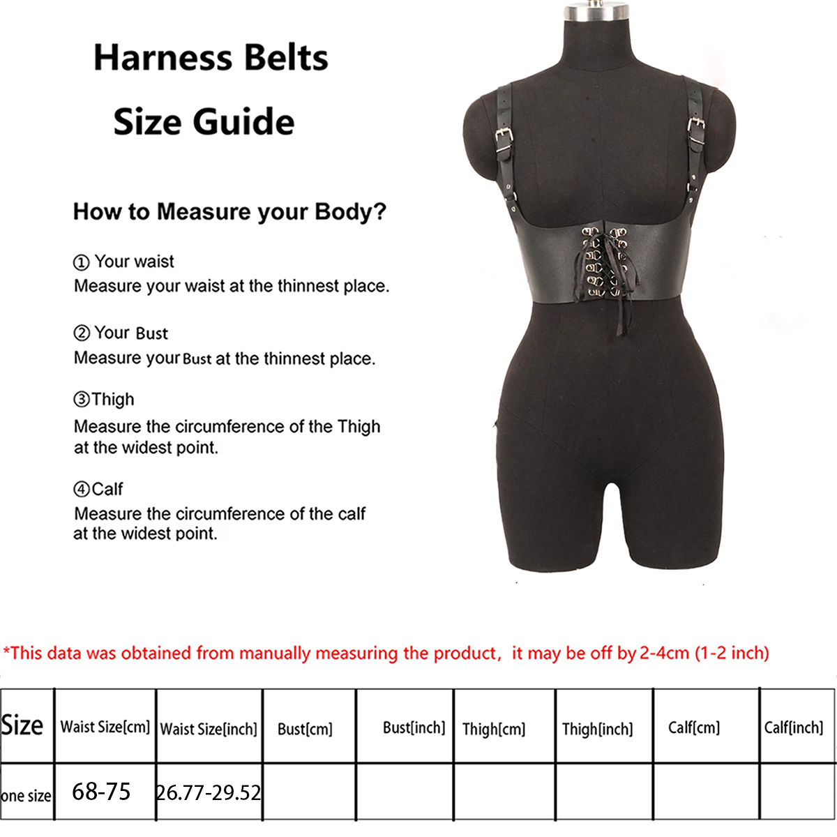 Женский модный ремень в стиле  – обзор и цена Leather Work Harness