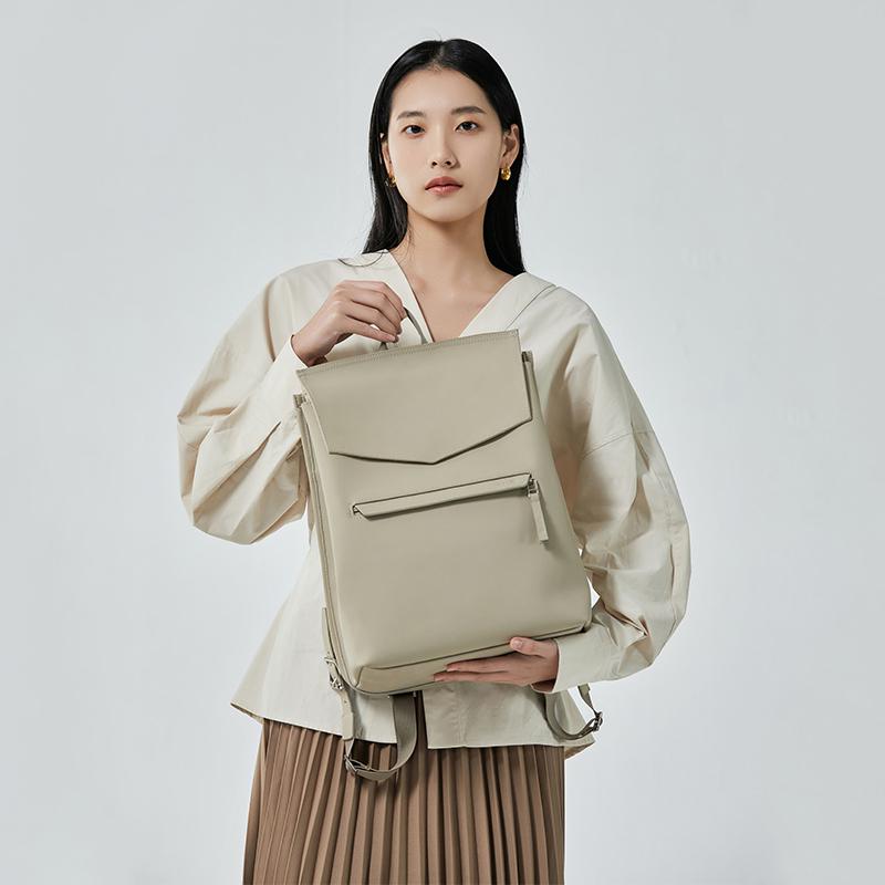 Новый модный японский и корейс – обзор и цена Leather Work Womens Backpack