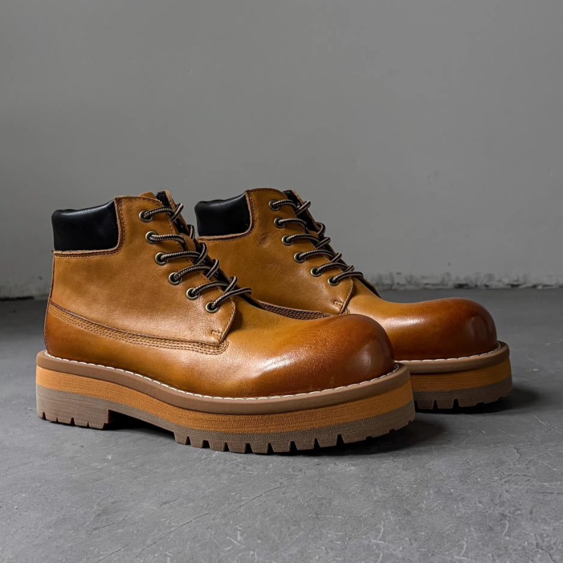Мужские ботильоны в британском – обзор и цена Leather Work Boots