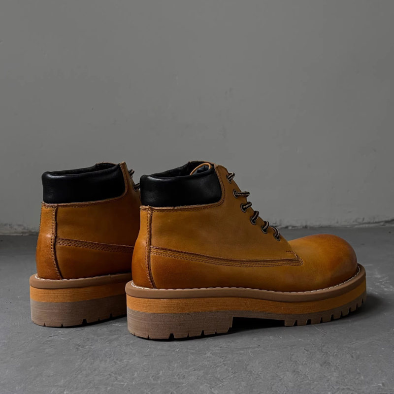Мужские ботильоны в британском – обзор и цена Leather Work Boots
