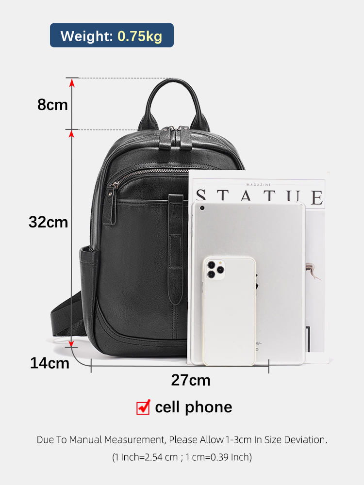 Женский рюкзак Zency из натура – обзор и цена Leather Work Womens Backpack