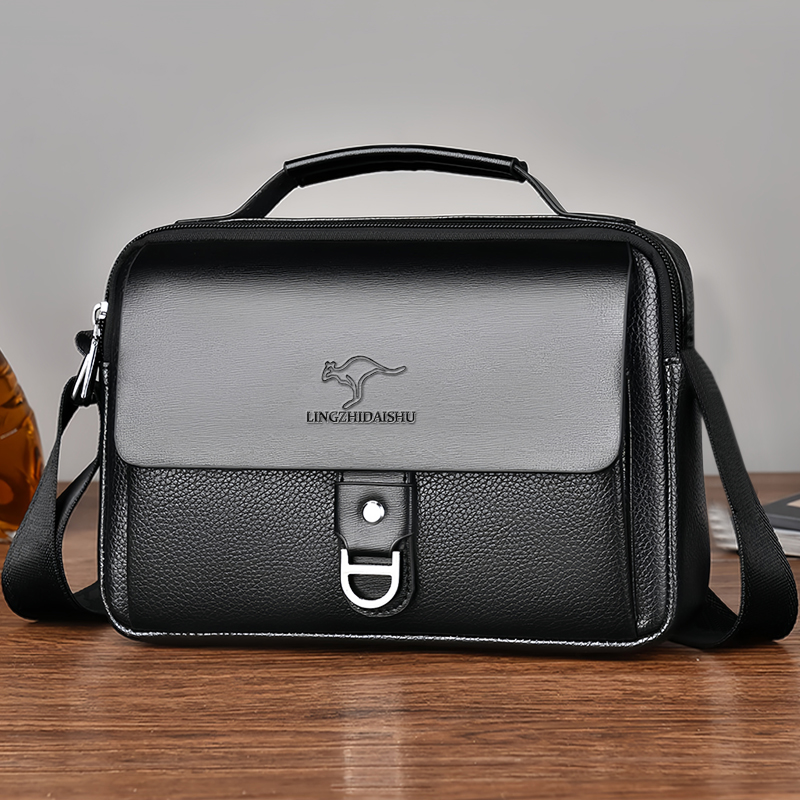 Прочная износостойкая двухцвет – обзор и цена Leather Work Bag Mens