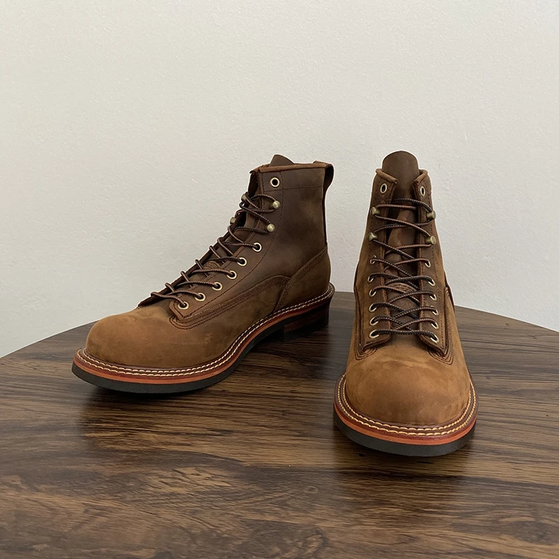 Винтажные британские мужские б – обзор и цена Leather Work Boots
