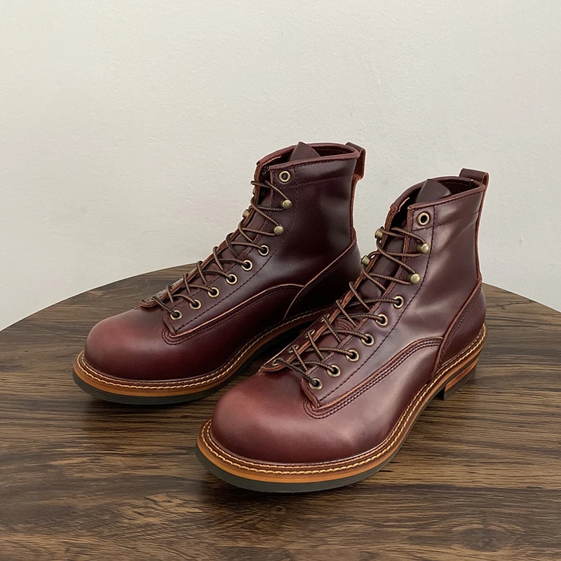 Винтажные британские мужские б – обзор и цена Leather Work Boots