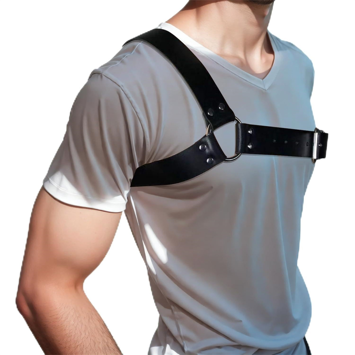 Мужской кожаный ремень-подтяжк – обзор и цена Leather Work Harness
