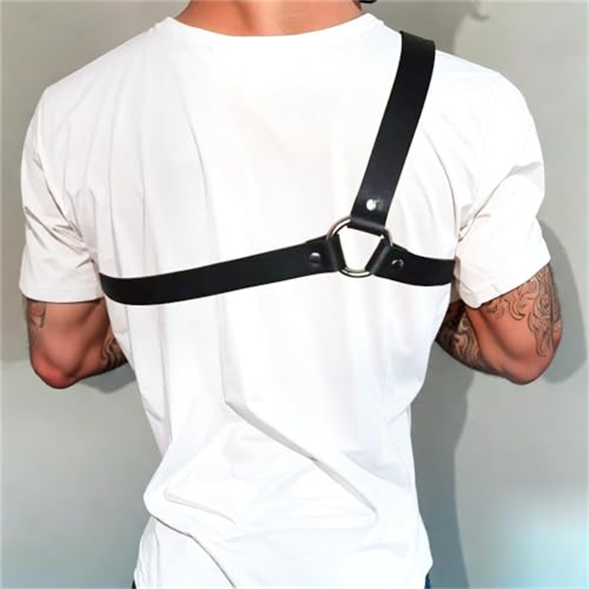 Мужской кожаный ремень-подтяжк – обзор и цена Leather Work Harness