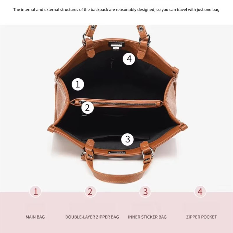 Женская вместительная сумка-то – обзор и цена Leather Work Handbags