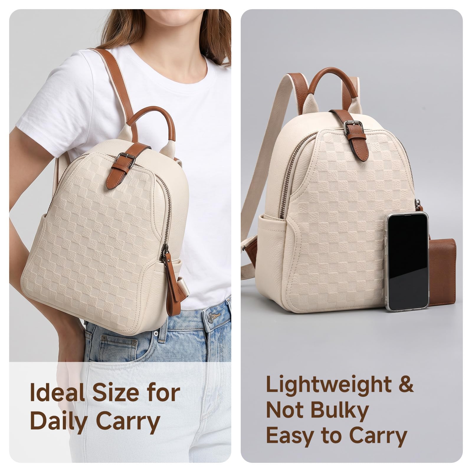 Женский рюкзак из искусственно – обзор и цена Leather Work Womens Backpack