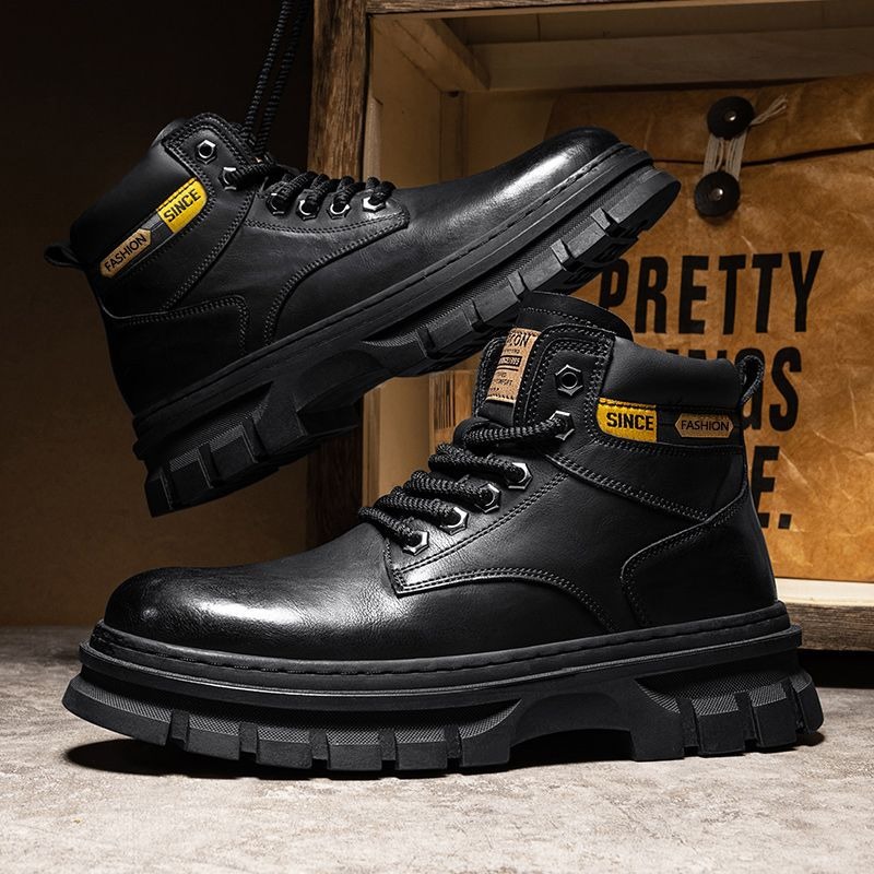 Винтажные мужские ботильоны на – обзор и цена Leather Work Boots