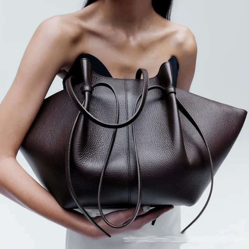 Женская кожаная сумка через пл – обзор и цена Leather Work Handbags