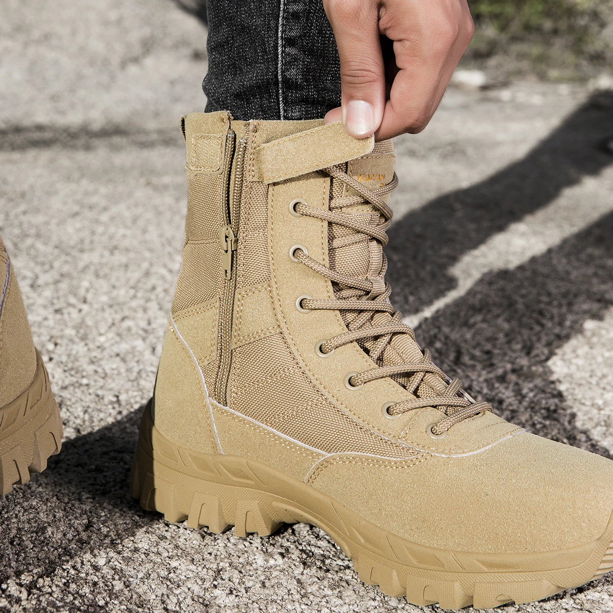 Мужская уличная походная обувь – обзор и цена Leather Work Boots