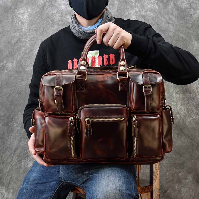 Портфель из натуральной кожи д – обзор и цена Leather Work Bag Laptop