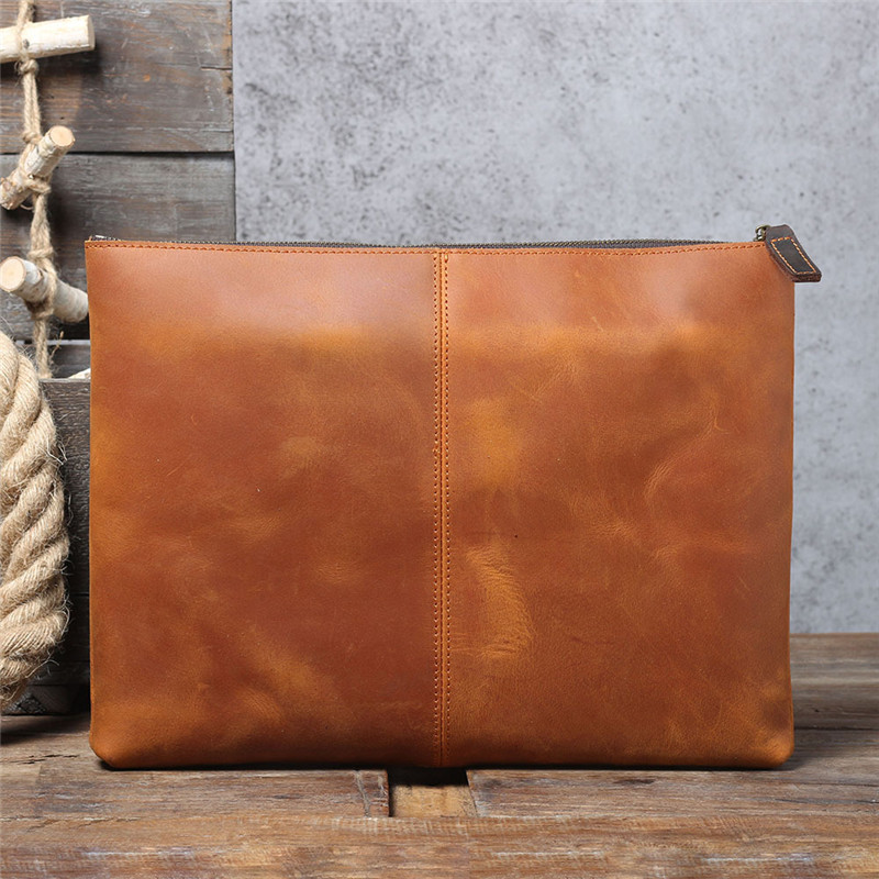 Винтажная мужская сумка-клатч  – обзор и цена Leather Work Bag Laptop