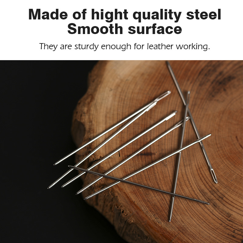 WUTA 12 шт.Иглы для шитья с бо – обзор и цена Leather Needle Harness