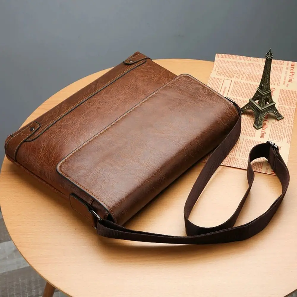 Мужской портфель из искусствен – обзор и цена Leather Work Bag Laptop