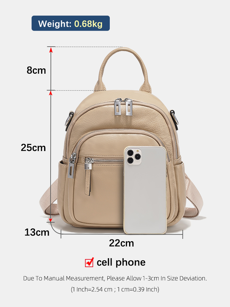 Маленький рюкзак Zency из нату – обзор и цена Leather Work Womens Backpack