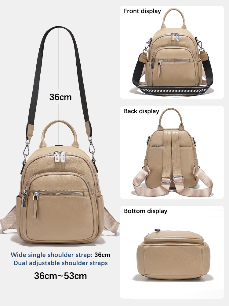 Маленький рюкзак Zency из нату – обзор и цена Leather Work Womens Backpack