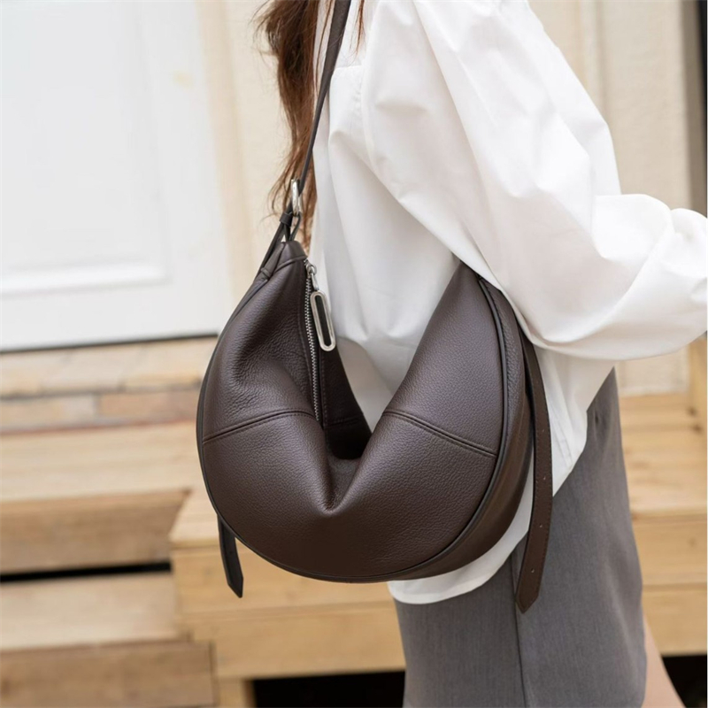 Сумка-хобо BURMINSA из натурал – обзор и цена Leather Work Handbags