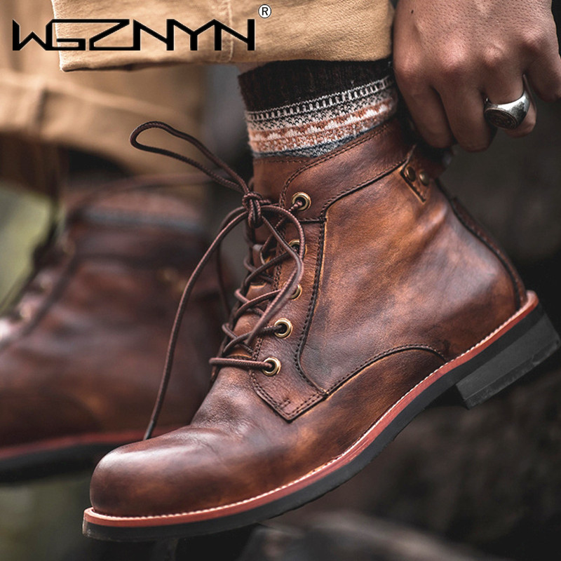 Роскошные высокие мужские кожа – обзор и цена Leatherwork Boots