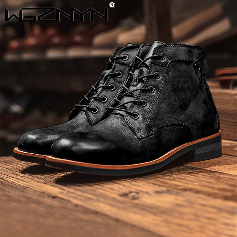 Роскошные высокие мужские кожа – обзор и цена Leatherwork Boots