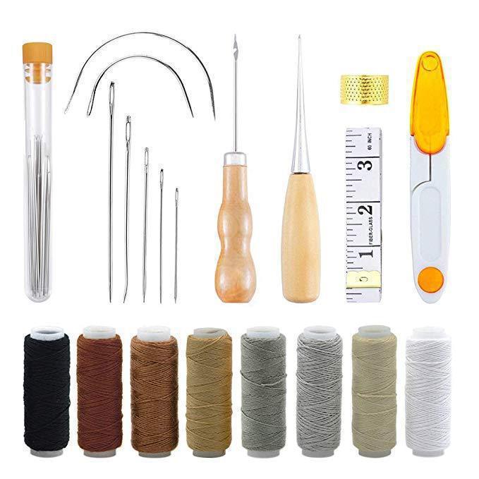 Набор для шитья кожи: инструме – обзор и цена Leatherwork Hand Sewing Needles