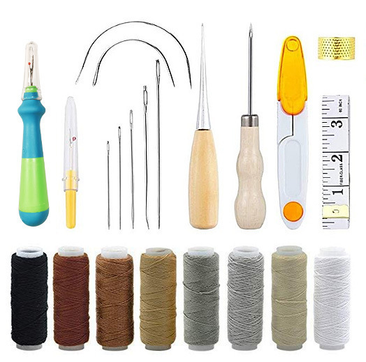 Набор для шитья кожи: инструме – обзор и цена Leatherwork Hand Sewing Needles