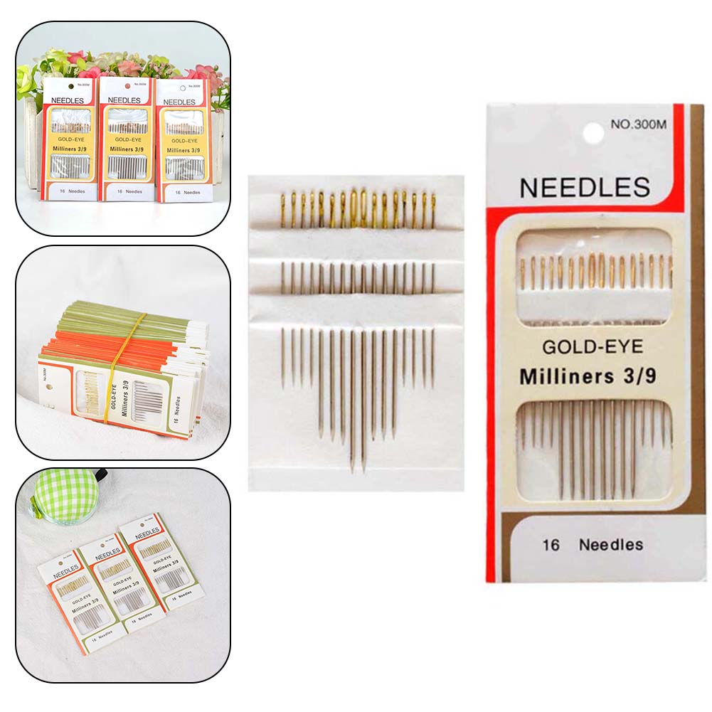 Набор из 16 больших самовдеваю – обзор и цена Leatherwork Hand Sewing Needles