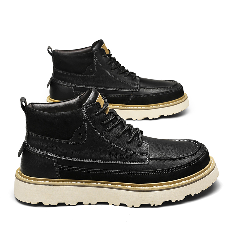 Мужские коричневые зимние боти – обзор и цена Leather Work Boots