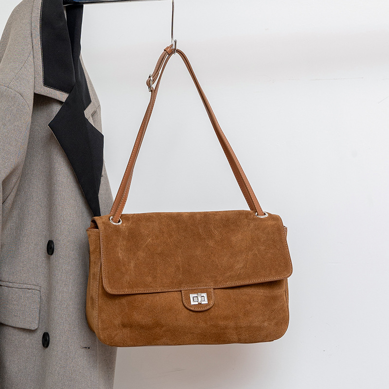 Натуральная замшевая сумка чер – обзор и цена Leather Work Handbags