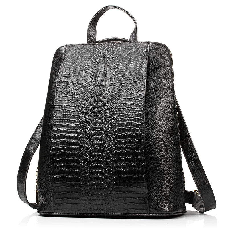 Женский рюкзак Zency из натура – обзор и цена Leather Work Bag Laptop