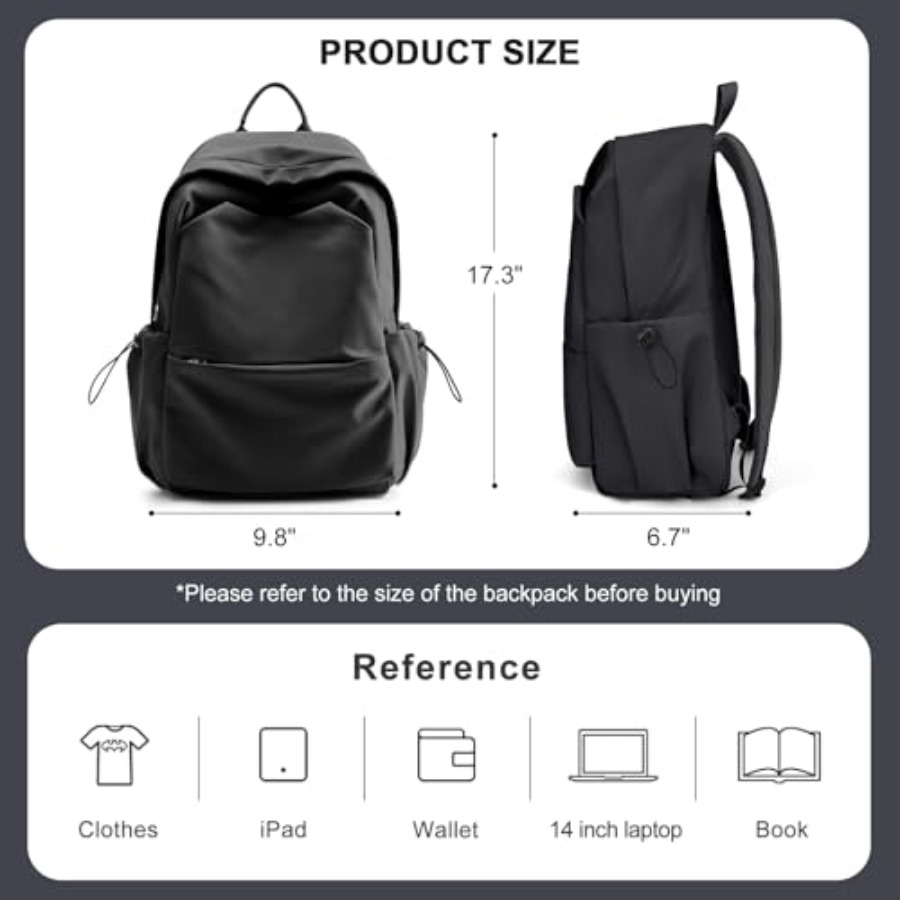 Черный рюкзак для женщин, небо – обзор и цена Leather Work Womens Backpack